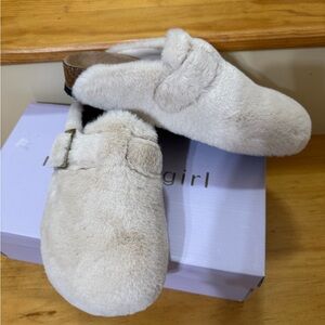 Madden Girl Soft Cream Mules